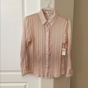 NWT - Coldwater Creek gold blouse
